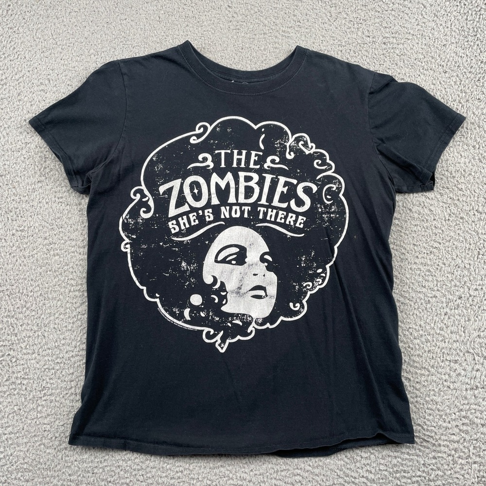 The Zombies She's Not There Band Tee Gildan T-Shirt Unisex M Argent Blunstone